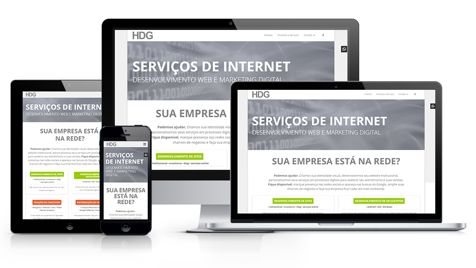 HDG Serviços de Internet - Websites